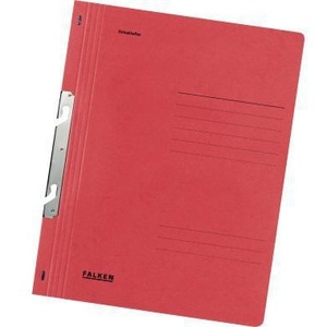 Einhahefter Falken DIN <b>A4</b> 250g/m2 Manila Cardboard File <b>Folder</b> Perfect Rot FALKEN - Product Image 1
