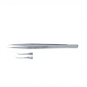 Vessel Dilator Long 18cm 0.3mm Curved Tip Stainless Steel Manual <b>Plastic</b> Surgery Instruments - Product Image 1