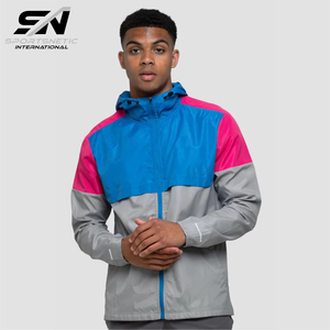 Chaqueta Cortavientos y Pantalones Cortos Deportivos SI-126 para Hombre, 100% Nailon, Impermeable, Cortavientos, Cierre con Cordón, Largo Completo, Casual - Product Image 3