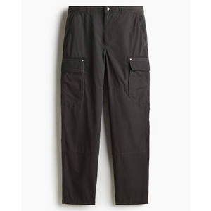 Pantalon Cargo Décontracté pour Homme en Toile 100% Coton, Respirant, Écologique, Coupe Ample, Taille Mi-Haute, Motif Droit, Léger - Vente en Gros - Product Image 1