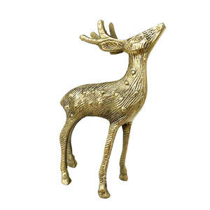 Handmade Modern Home <b>Decorative</b> Sculpture High Quality Metal Reindeer Statue <b>Office</b> Desktop Organizer Birthday Animal Ornaments - Product Image 2