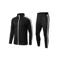 Makul kış rahat katı % 100% pamuk nefes eşofman yüksek kalite polar Joggers Hoodies erkekler için setleri