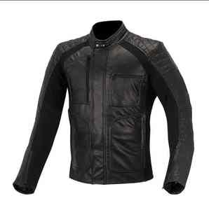 Vestes de moto personnalisées OEM pour hommes Vêtements d'extérieur de motard en cuir véritable conçus pour la conduite et le confort - Product Image 3