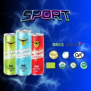 Premium Energy Drink Original 250ml Sin azúcar Bajo en grasa Mayorista Bebida de Vietnam Muestra gratis Etiqueta privada OEM/ODM - Product Image 3