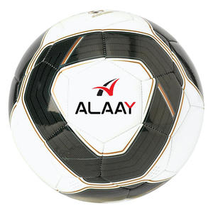 Alaay Vente en gros LOGO personnalisé Ballon de football personnalisé Meilleur prix Cousu à la machine Taille 5 pour l'entraînement et le match - Product Image 1