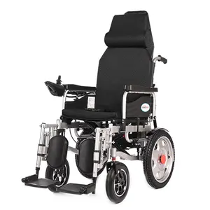 Hersteller leichter Liege rollstuhl voll automatischer elektrischer faltbarer Rollstuhl