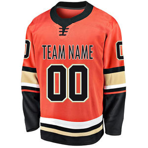 Maillots de hockey personnalisés de haute qualité prix de gros bon marché pratique vêtements de hockey sur glace chemises uniformes d'équipe personnalisés broderie OEM - Product Image 3