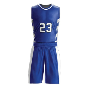 Ensemble d'uniformes de basket-ball unisexes de conception professionnelle 100% polyester sublimé Nouvel uniforme de basket-ball durable respirant - Product Image 1