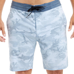 Shorts de pêche pour hommes, tendance, en toile décontractée, séchage rapide, taille élastique, poches, haute qualité, entièrement personnalisables, légers et pratiques - Product Image 1
