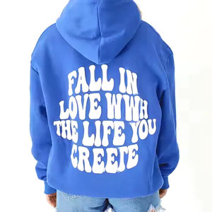 A granel invierno poliéster/algodón transpirable ecológico secado rápido Puff impreso ropa de calle de gran tamaño Sudadera con capucha - Product Image 4