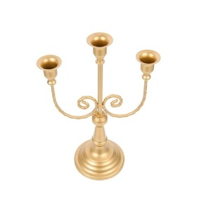 High Quality Metal Floor <b>Candelabra</b> Home & Wedding Decoration Tabletop 5 Arms <b>Candelabra</b> Gold Finished Centerpieces - Product Image 6