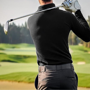 เสื้อโปโลแขนสั้นระบายอากาศได้ดีสำหรับผู้ชายเสื้อโปโลสีพื้นแบบเรียบง่าย2025ชุดเดรสกีฬา - Product Image 5