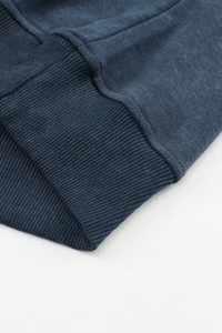 เสื้อฮู้ดดี้ผู้ชาย OEM ผ้าฝ้าย 100% ซักแบบ Stone Wash สไตล์ Oversized ปักลายแบบกำหนดเอง ล้างสีแบบ Acid Wash สำหรับฤดูหนาว - Product Image 5