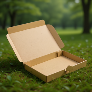 Single-Wall Corrugated Board <b>Folding</b> Box 338x230x42mm Dimensions C4 1.2E Brown Snap Closure TRANSPAK Pack Size Paper Media <b>Boxes</b> - Product Image 3