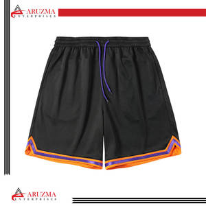 Short de basketball décontracté en maille respirante pour adultes avec logo personnalisé pour hommes - Product Image 2
