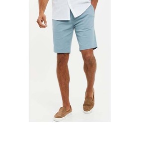 Shorts en toile pour hommes de couleur unie, haute qualité, service OEM personnalisable, écologiques, prix de gros abordable - Product Image 6