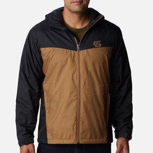 Veste coupe-vent à logo personnalisé pour hommes, matériau respirant à séchage rapide avec col montant, coupe-vent pour la saison hivernale - Product Image 1