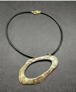 Women's Girls Bohemian Vintage Cotton Woven Pendant <b>Necklace</b> Handmade Solid Design for Wedding Anniversary Christian Natural - Product Image 6