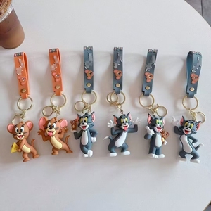 Chất Lượng Cao Bán Buôn Tùy Chỉnh Khuyến Mại Ưa Thích Tùy Chỉnh Móc Chìa Khóa <span class=keywords><strong>PVC</strong></span> Mềm Cao Su Anime Móc Chìa Khóa Với Logo - Product Image 3