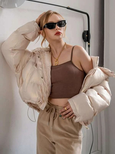 Chaqueta superior personalizada 2025 de moda europea americana para mujer, combina con todo, Otoño Invierno, tejida, informal, de manga larga, con solapa, transpirable - Product Image 3