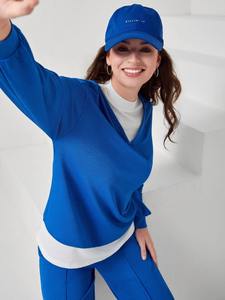 Survêtement personnalisé OEM pour femmes 2 pièces tenues décontractées survêtement grande taille pour femmes survêtement jogging pull survêtement pour femmes - Product Image 5