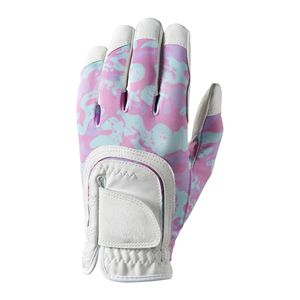 Elegantes guantes de golf de camuflaje para mujer con cuero suave y piel de oveja de tela transpirable perfectos para un aspecto único Guantes de golf - Product Image 2