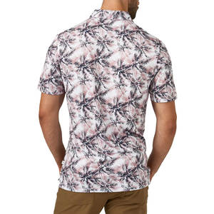 Camisa de golf de verano recién llegada respetuosa con el medio ambiente personalizada Polo de impresión por sublimación de alta calidad - Product Image 3
