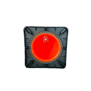Venta al por mayor 700mm y 900mm PVC Cono de tráfico Producto de advertencia de seguridad vial Material de goma y plástico - Product Image 4
