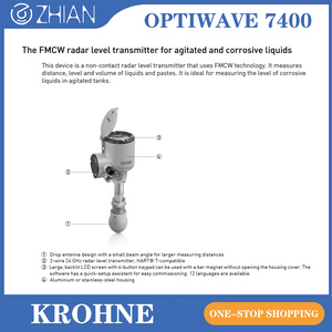 Krohne 24 ghz optiwave 7400 ראדה רמת מטר kwa נוזלי קורוזיבי - Product Image 3