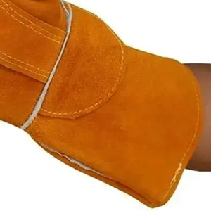 Gants de soudure à manches longues pour jeunes et adultes Gants en cuir de vachette pour hommes en gros - Product Image 5