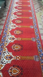 Usine en gros personnalisé islamique musulman mosquée polypropylène tufté Karpet classique Masjid prière mur à mur tapis rouleaux Hall - Product Image 4