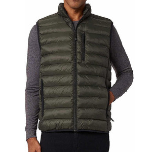 Chaqueta con capucha negra pesada diseñador personalizado impresión Logo sin mangas hombres brillante invierno burbuja impermeable chaqueta transpirable - Product Image 1