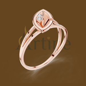 Anillo de Piedra Roja de 18K en oro para uso tradicional - Product Image 1