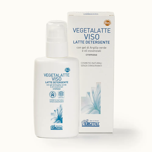 Crème Nettoyante Douce Bio Argital 200ml à base de Vegetalatte, d'Argile Verte et d'Extraits Végétaux, Hydratant pour le Visage et le Contour des Yeux - Product Image 1