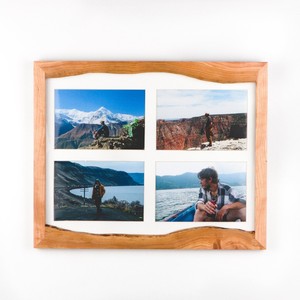Marco de fotos de borde vivo de madera de cerezo directo de fábrica tamaño personalizado elegante diseño fantástico marco de fotos de madera de cerezo creativo - Product Image 6