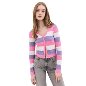 Suéter Casual de Mujer, Cuello Redondo, Tejido Suave, 100% Algodón - Product Image 1