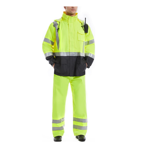 Overol de Seguridad de Último Diseño ANSI Clase 2, Impermeable, con Luces LED, Transpirable, Cómodo y Ligero, con Logotipo Personalizado - Product Image 5