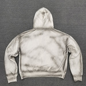 Custom Streetwear Distressed <b>Spray</b> <b>Paint</b> Pullover Hoodie DTG Print Regular Fit 100% Cotton Winter Men's - Product Image 2