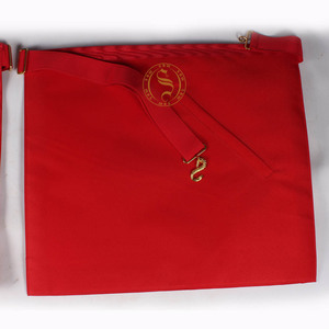 Regalia maçonnique, tabliers, MASONIC GRAND LODGE PAST MASTER TABLIER AVEC COLLIER CHAÎNE VIOLET VELOURS - Product Image 2