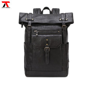 Genuine Leather <b>Laptop</b> <b>Backpack</b> Custom Logo Premium Quality Cowhide Leather <b>Laptop</b> Bag <b>for</b> Men & <b>Women</b> College Travel School - Product Image 1