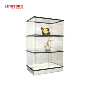 (15) מודרני עיצוב תערוכה בות מלא ראיית קטן תצוגת זכוכית Showcase ספקים לתערוכה - Product Image 5