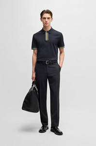 Polo de manga corta de secado rápido para hombre, camisetas de verano para hombre, ropa de hombre, Polo táctico liso vuelto - Product Image 3