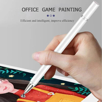 Stylet capacitif universel 2 en 1 pour écran de tablette, stylet pour tous les appareils à écran capacitif, stylet capacitif