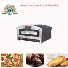 Four à pizza en pierre 18x18x5 pouces taille de pont PO 45 STN 400 C Commercial qualité supérieure professionnel direct du fabricant - Product Image 4