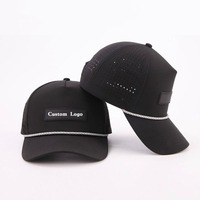Gorras Trucker Personalizadas de Lona de Algodón Ajustables con Logotipo de PVC de Goma, 5 Paneles, Impermeables, de Secado Rápido, Ligeras, Estilo Vintage Deportivo