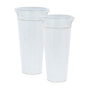 Finition brillante Pot de fleurs décor extérieur ou intérieur grand Pot de fleurs jardinière mariages décoration jardinière de fleurs en métal - Product Image 3