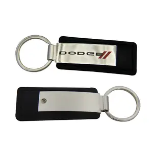 Wholesale Luxury Genuine Leather Keychain/ Leather Car Model Keychain/ Classic Car Keychains