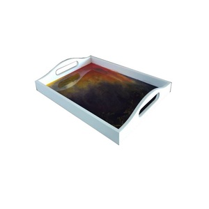 Bandeja de madera rectangular, superventas, bandeja de madera decorativa hecha a mano para suministros de Hotel y restaurante, bandeja de madera rectangular - Product Image 6