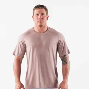 OEM hombre fabricación personalizada poliéster algodón raglán 3/4 manga camiseta al por mayor impresión personalizada Unisex
