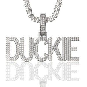 <b>Silver</b> <b>Necklaces</b> Round Tennis Synthetic (lab grown) High Quality New Top Diamond Design <b>Necklace</b> - Product Image 1